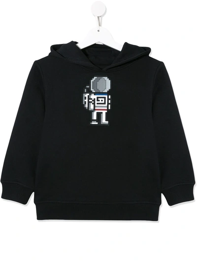 Mostly Heard Rarely Seen 8-bit Kids' Astronaut Hoodie In Grey