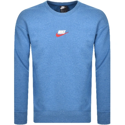 Nike Crew Neck Heritage Sweatshirt Blue