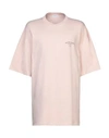 Ih Nom Uh Nit T-shirts In Pastel Pink