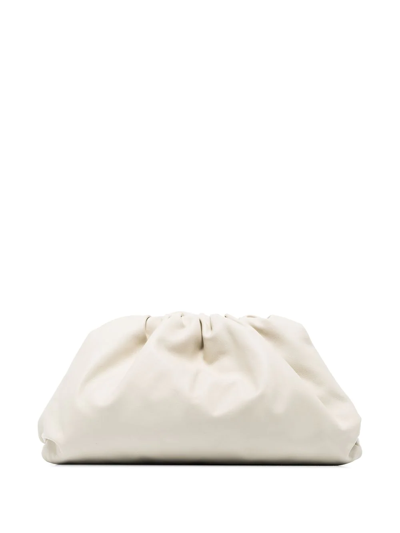 Bottega Veneta The Pouch Clutch Bag In White