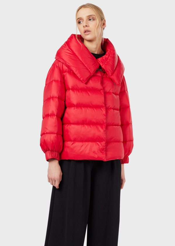 Emporio Armani Puffer Jackets - Item 41943029 In Red | ModeSens