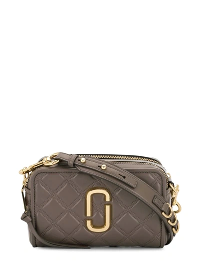 Marc Jacobs Softshot 21 Quilted Leather Cross-body Bag In Loam Soil
