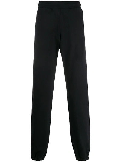 Gr-uniforma Melton Track Trousers In Black