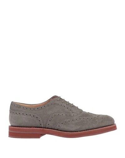 Church's Lace-up Shoes In Military Green