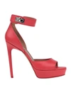 Givenchy Sandals In Red