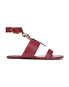 Chloé Sandals In Maroon