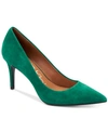 Calvin Klein Women's Gayle Pointed Toe Pumps Women's Shoes In Grass Green
