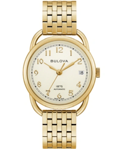 Bulova Limited Edition  Women's Swiss Automatic Joseph  Gold-tone Stainless Steel Bracelet Watc