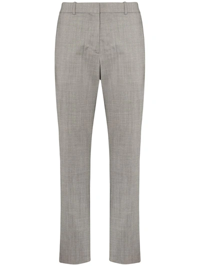 Joseph Coleman Tailored Wool Trousers In Grey