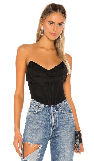 Nbd Hailee Bustier Top In Black