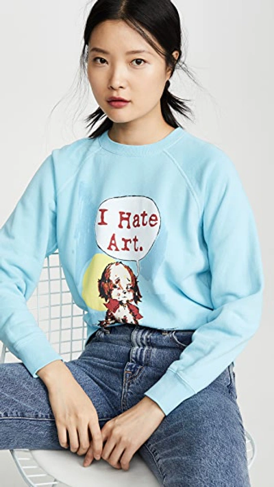 The Marc Jacobs Magda Archer X The Collaboration Sweatshirt In Blue