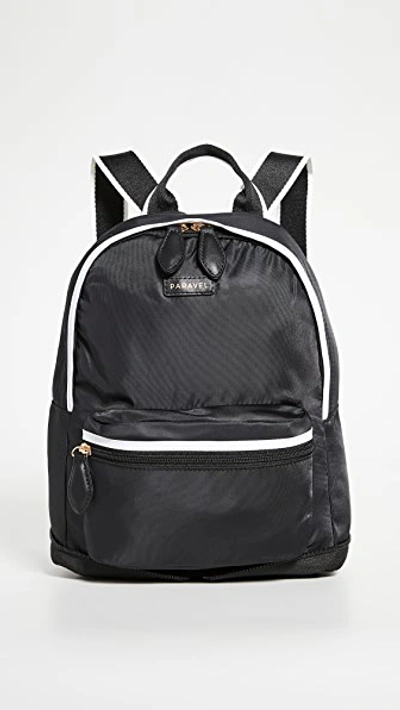 Paravel Mini Fold Up Backpack In Derby Black