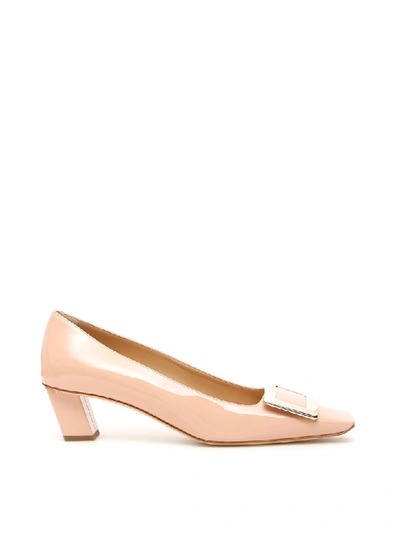 Roger Vivier Belle Vivier Pumps In Rosa Salmone (pink)