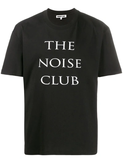 Mcq By Alexander Mcqueen Mcq Alexander Mcqueen The Noise Club T-shirt In Darkest Black