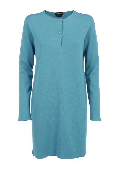 Tom Ford Dress In Deep Turquoise