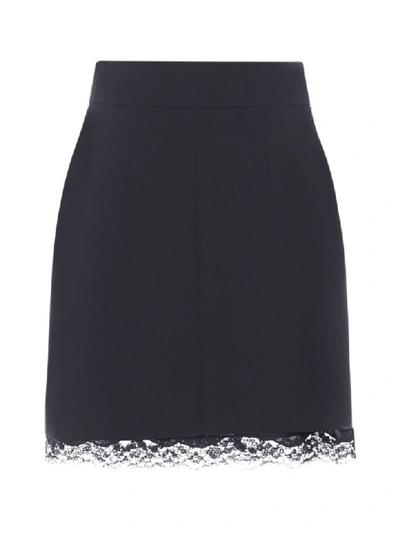 Dolce & Gabbana With Bow Skirt In Nero