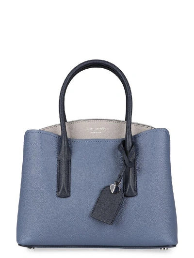 Kate Spade Margaux Leather Tote In Blue