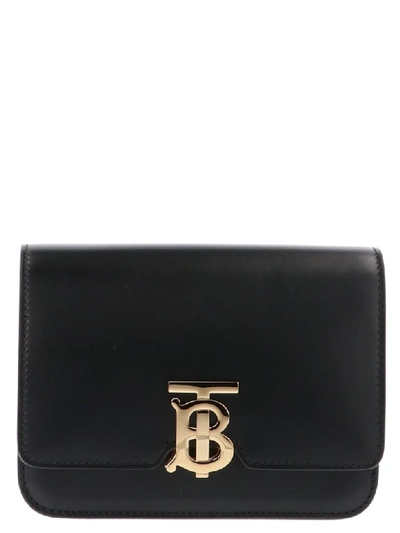 Burberry Tb Bag In Black