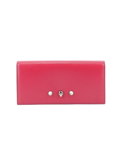 Alexander Mcqueen Wallet On Chain In Red