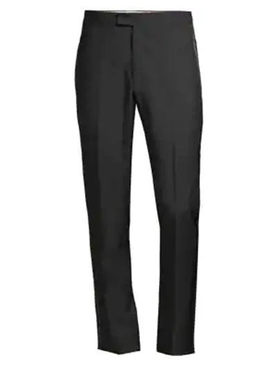 Paul Smith Wool Evening Pants In Black