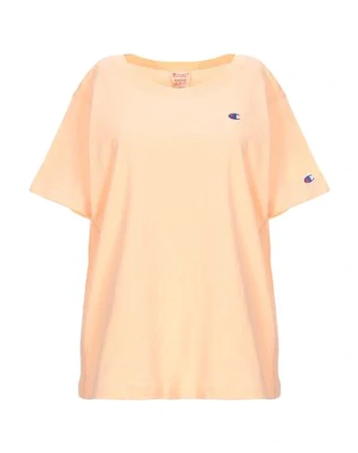 Champion T-shirts In Orange
