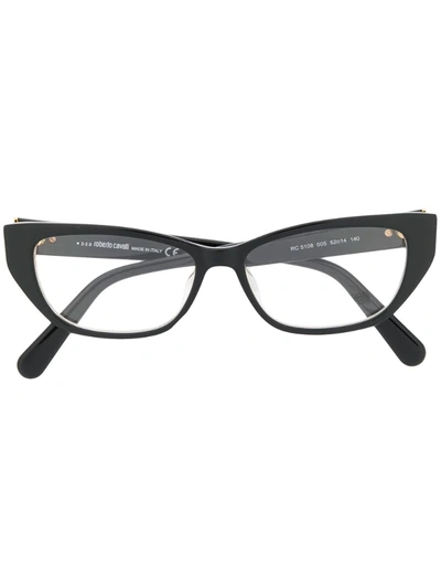 Roberto Cavalli Cat-eye Glasses In Black