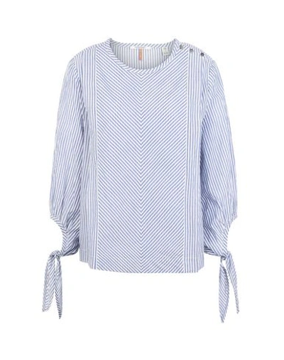 Maison Scotch Blouse In Azure