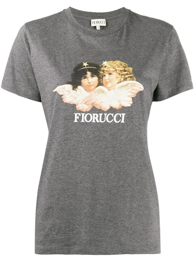 Fiorucci Vintage Angels T-shirt In Grey
