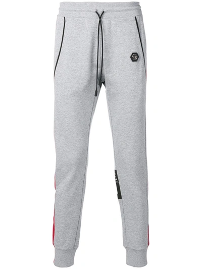 Philipp Plein L'homme Track Trousers In Grey