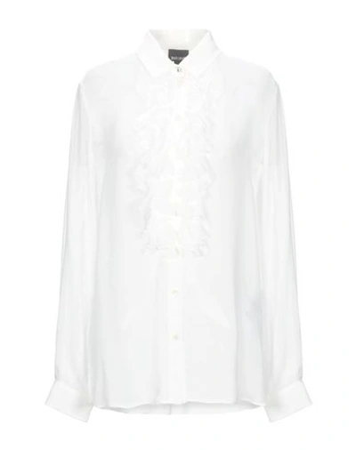 Just Cavalli Solid Color Shirts & Blouses In White
