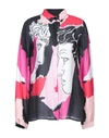 Just Cavalli Patterned Shirts & Blouses In Fuchsia