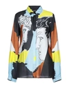 Just Cavalli Shirts In Sky Blue