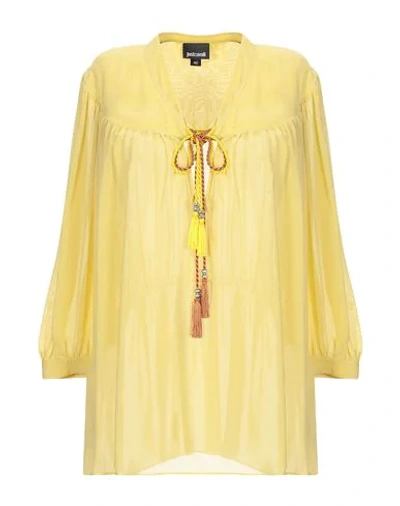Just Cavalli Blouses In Yellow