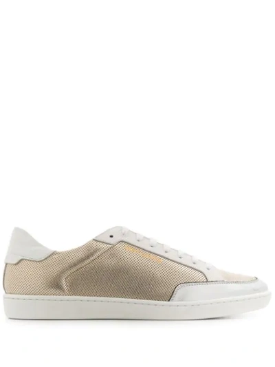 Saint Laurent Court Classic Sl/10 Low-top Trainers In Gold