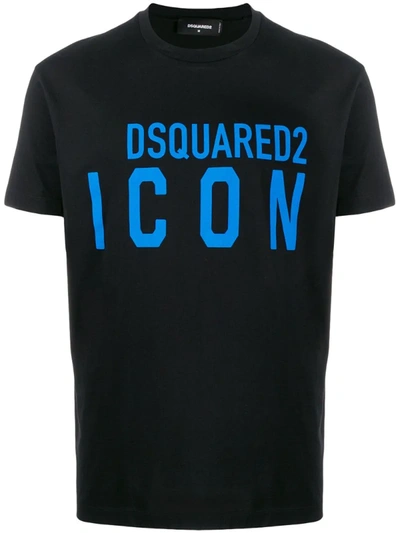 Dsquared2 Icon Logo T-shirt In Black