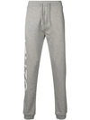 Kenzo Logo-print Cotton Sweatpants In Grey
