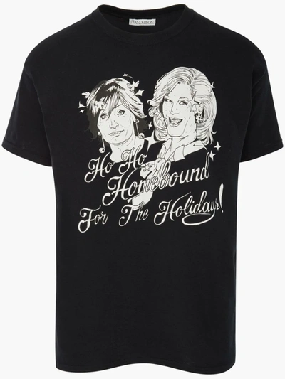 Jw Anderson Sandie Stone's Homebound For The Holidays T-shirt In Support Of Akt In Black