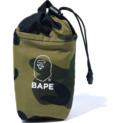 Pre-owned Bape  1st Camo Packable Waist Bag Green