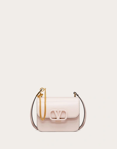 Valentino Garavani Small Vsling Shiny Calfskin Shoulder Bag In Rose Quartz
