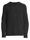 John Varvatos Men's Athens Boucle Sweater In Black