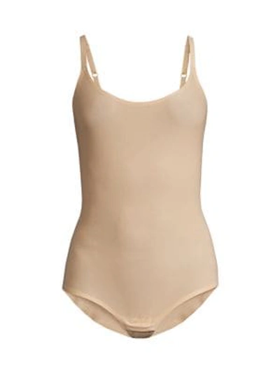 Chantelle Soft Stretch Padded Bodysuit In Ultra Nude