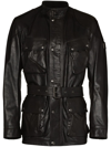 Belstaff Trialmaster Panther 2.0 Leather Jacket In Brown