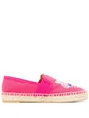 Kenzo Tiger Espadrilles In Fuchsia,pink