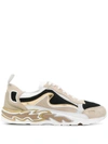 Sandro Women's Flame Gold Trainer Sneakers