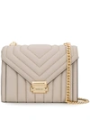 Michael Michael Kors Whitney Small Leather Shoulder Bag In Neutrals