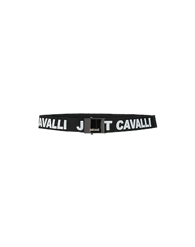 Just Cavalli Fabric Belt In Black