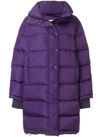 Balenciaga Purple Puffer Jacket