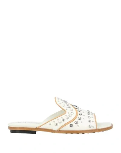 Tod's Sandals In White