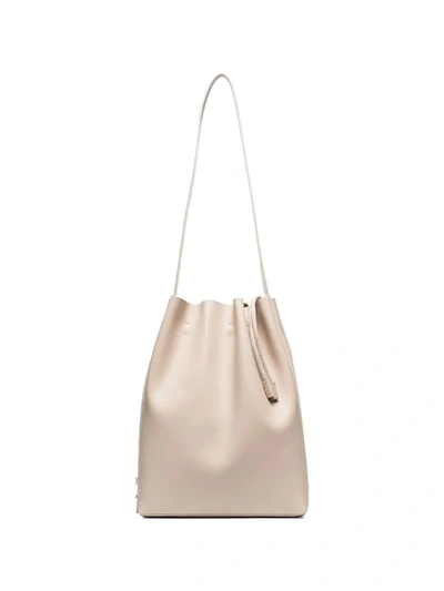 Aesther Ekme Drawstring Bucket Bag In Neutrals