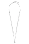Kendra Scott Clove Multi Strand Necklace, 16-17 In Silver
